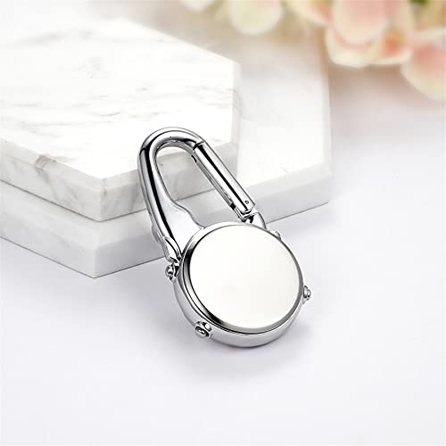 Image of JewelryWe Men Women Digital Clip Watch Mini Microlight Backpack Buckle Belt fob Watches for Rock Climbing Doctors Nurses Chefs for Mother's Day