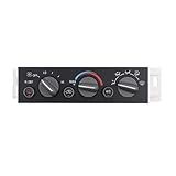 599-006 Heater A/C Control Switch,with Rear Window Defogger Switch,Front Climate Control Module Compatible with 1996-2000 Chevy Suburban Tahoe GMC Yukon, OE # 9378805 15-72547 599-006