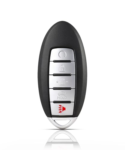 Smart Key for Nissan Altima 2013-2015, YIKEBALOG 5 Button Proximity Remote Control Key Fob fit for Nissan Altima 2013-2015 KR5S180144014 S180144020