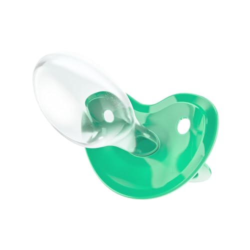 Image of Pacifier Addict - Fixx - Jumbo Functional Adult XXL Silicone Pacifier - Size 10 Bright Green