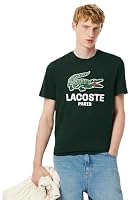 Lacoste Men's Core Originals Croc Graph T-Shirt, Sinople, Large - Everyday Wear, Versatile Style