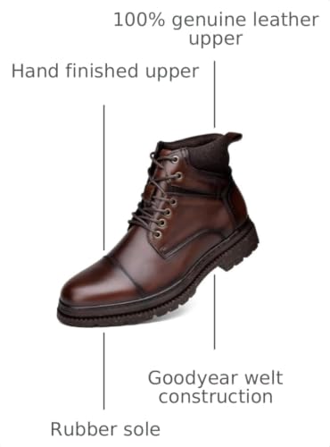 Image of Arkbird Men's Chukka Boots Genuine Leather Ankle Boot for Men Classic Casual Oxford Style Footwear