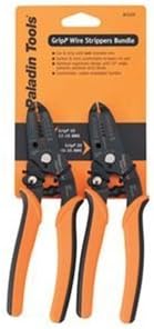 2Piece PA1123 GripP 10 & GripP 20 Orange/Black Wire Stripper Bundle Set