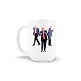Hogg Patriotic Coffee Mug - Dance, 15 oz Ceramic Funny Coffee Mugs for Men, Political Gag Gifts for Republicans, Conservative Dad Gifts