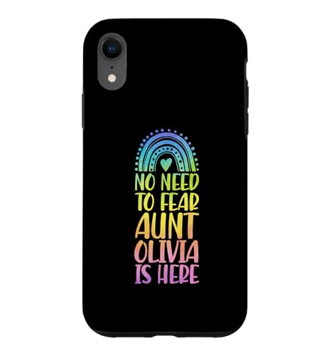 No Need To Fear Aunt Olivia Is Here �t�@�[�X�g�l�[�� ���C���{�[ �X�}�z�P�[�X iPhone XR �p