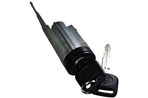 PT Auto Warehouse ILC-193L - Ignition Lock Cylinder with Keys - with Tilted