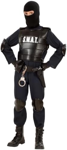 WIDMANN - Children's S.W.A.T. Officer Costume For Cop Fancy Dress