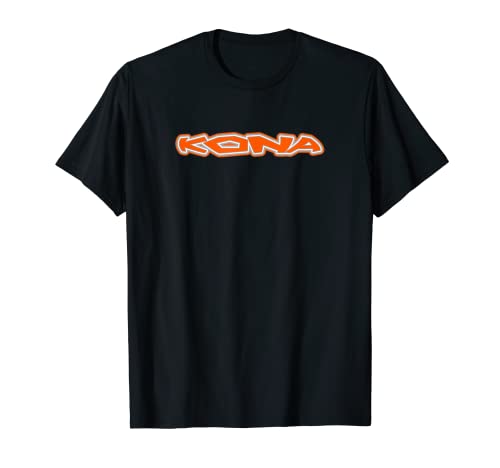Kona Bikes Orange – Vélo VTT T-Shirt