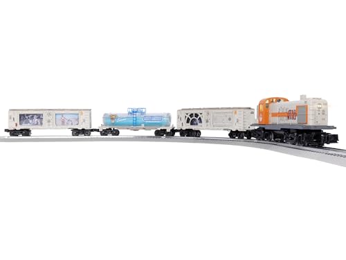 Lionel Disney Star Wars Rebel RS-3 LionChief O Gauge Electric Train Set with Bluetooth 5.0, Remote Control, Freight Cars & FasTrack – Lights & Sounds Ready to Run Model Train Set, Ages 14+