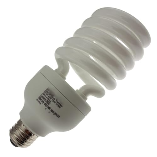 Replacement for Philips 463562 (139485) EL/DT 42W Spiral CFL Bulb, 2780K Warm White, E26 Medium Base, 7.90" Compact Fluorescent Light Lamp (2 Pack)