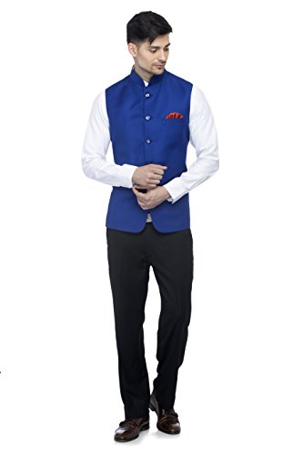 Image of FAVOROSKI Men's Cotton Blend Waist-Long Jacket