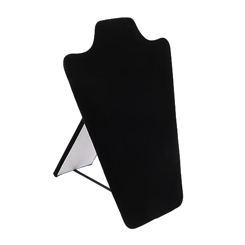 BESPORTBLE Necklace Display Stand Suede Mannequin Bust Rack for Jewelry Showcase Store Home Decor