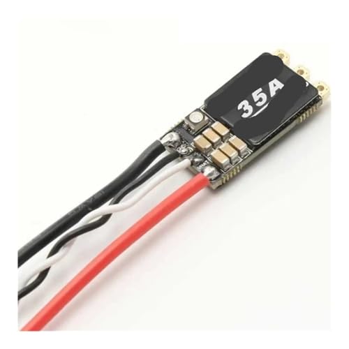 ESC 35A regulador electrónico sin escobillas 2-6S Lipo para drones de carreras D125 con luz LED