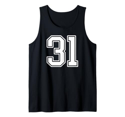 Numéro 31 Fan Player Jersey Style #31 Hommes Femmes Enfants Débardeur
