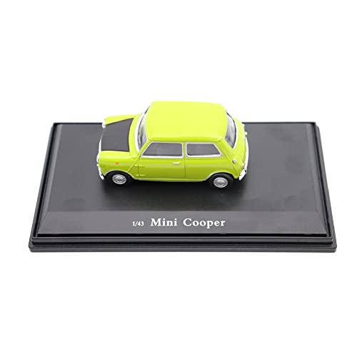 1:43 Mini Cooper Green: Black Bonnet - Optimum Diecast - Motor City Classics #TOP4