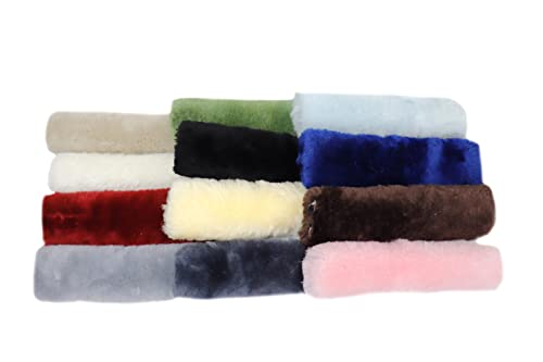 Engel Reitsport | Nasenschoner für Halfter aus Lammfell Nase-MOC Mocca braun