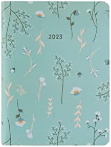 Letts of London Letts Meadow A6 Week to View 2023 Diary - Blue, 23-082085
