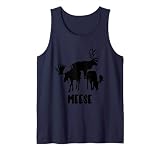 Meese Funny Moose Lover Tank Top
