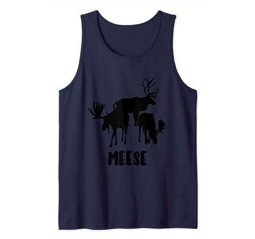 Meese Funny Moose Lover Tank Top