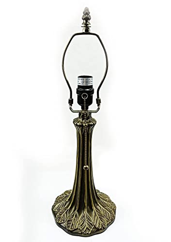 Tiffany Antique Brass Lamp Base With Alloy Socket and Switch Wire NA0013