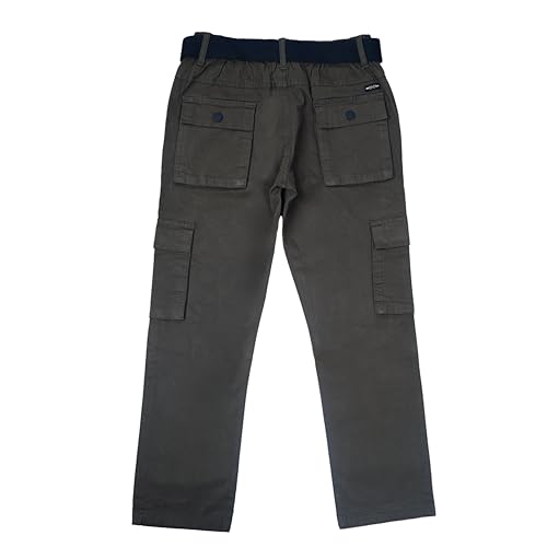 Image of CAVIO Boys Cotton Solid Cargo Pants