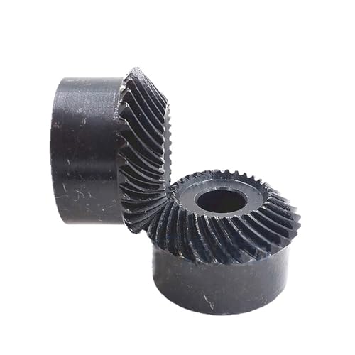 Bevel Gear Pinion Hardware Mechanical 2.5 Module Spiral Bevel Gear 25Teeth Bevel Gear 2.5M Steel Left/Right Spiral Transmission Parts Gear(Left Spiral(1pcs))