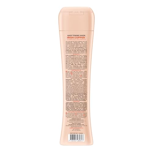 Image of Naissant Irish Copper Hair Toning Mask | Ultra High-Purity Pigments | Deposits Deep Copper Tone | Hyaluronic Acid, Collagen & Biotin | Paraben, Ammonia & Sulfate Free | 10.1 Fl. Oz
