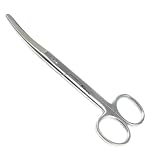Promax 5.5” blunt blunt curved Operating Scissors – Stainless Steel Surgical Shears for First Aid, EMT, Nursing, Dissection & Bandage Use