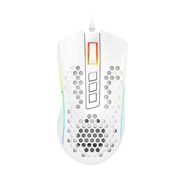 Mouse Gamer Redragon Storm Elite RGB Lunar White M988W-RGB, Branco