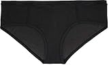 adidas Womens Women's cheekster underwear, Black/Matte Silver, X-Small/Small