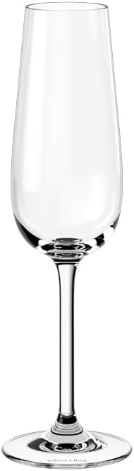 Villeroy & Boch Purism Champagne Glass Set Of 4 By - 9 Ounces, Standard, Clear