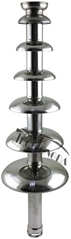 Miniatura 4 de TECHTONGDA Fuente eléctrica de fondue de chocolate, máquina de calefacción de fusión de chocolate de 7 niveles, fondue de chocolate caliente con