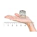 Camila Paris CP2332 Onyx French Hair Side Comb 4 Piece Handmade Small, French Twist Decorative Hair Combs, Strong Hold Hair Comb Clips for Women, No Slip Styling Girls Hair Accessories, Made in France