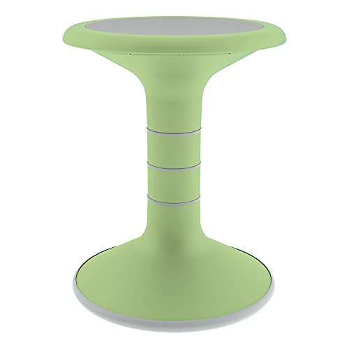 Image of Sprogs Kids Active Motion Stool - Flexible Seating for School Classroom, Office or Home - 16 inch Seat Height - Green Apple SPG-NUS400-GA-SO