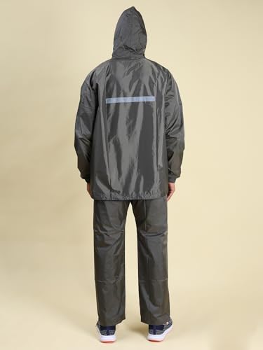 Image of Rupa mens Rupa Rainwear for Men, Waterproof Nylon Blended Rain Jacket with Pants and Carry Bag,Pack of 1