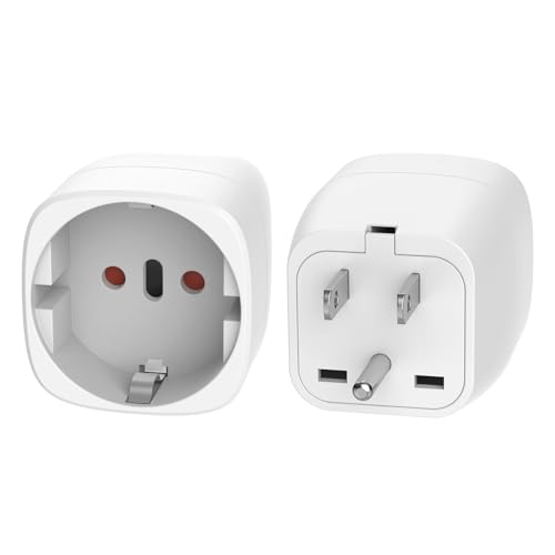 Adaptador Enchufe Europeo a Americano USA con 2 USB, para EEUU Canada