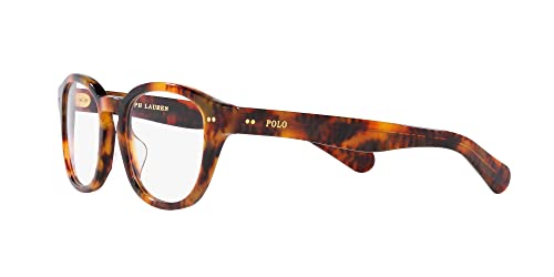 Polo Ralph Lauren Mens Ph2261U Universal Fit Square Prescription Eyewear Frames, Shiny Beige Tortoise/Demo Lens, 51 Mm #TOP2