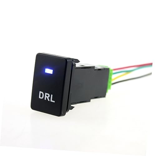 Boton presionable Mobestech de coche con interruptor de luz LED y conexion facil 6