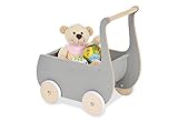 pinolino lauflernwagen uli bremse  PINOLINO Puppenwagen \'Mette\', grau