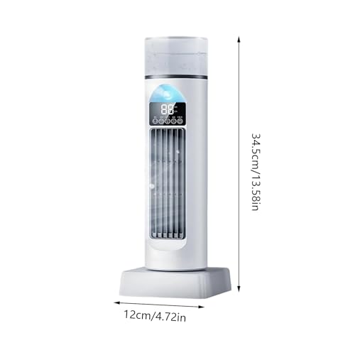 Ventilateur tour oscillant 120° intelligent pour maison et chambre - 7