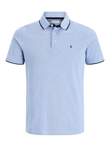 JACK & JONES Jjepaulos Polo Ss Noos Maglietta, Bright Cobalt, XXL Uomo
