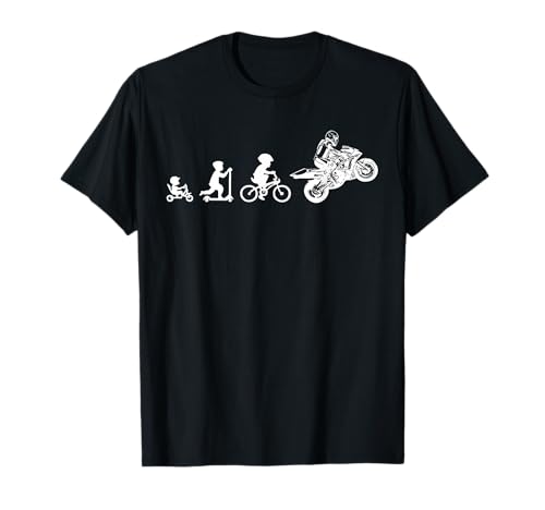 Motorcyclists, funny biker design, evolution motorcycle T-Shirt