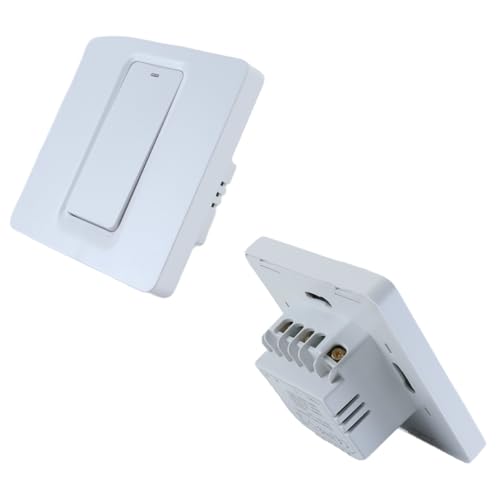 DUZEPA Interruttore timer per scaldabagno a immersione 20A WIFI Smart, timer per scaldabagno 4000W, interruttore a pulsante per caldaia