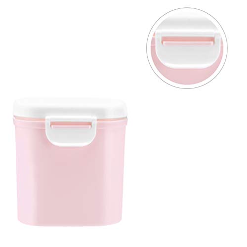 MILISTEN Formule Dispenser Melkpoeder Container Babyvoeding Opslag Graan Bonbondoos Voor Peuter Kinderen Reizen (Roze) - Image 6