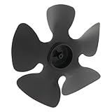 Black Plastic Fan Blade, 4 Blades