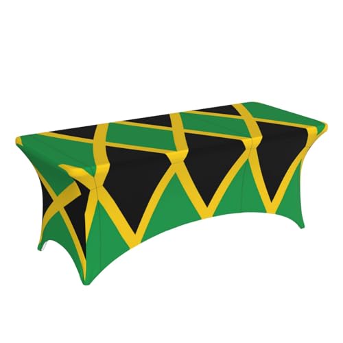 Nappe Jamaïque stretch lavable de 1,8 m pour masquer une table abîmée - 4