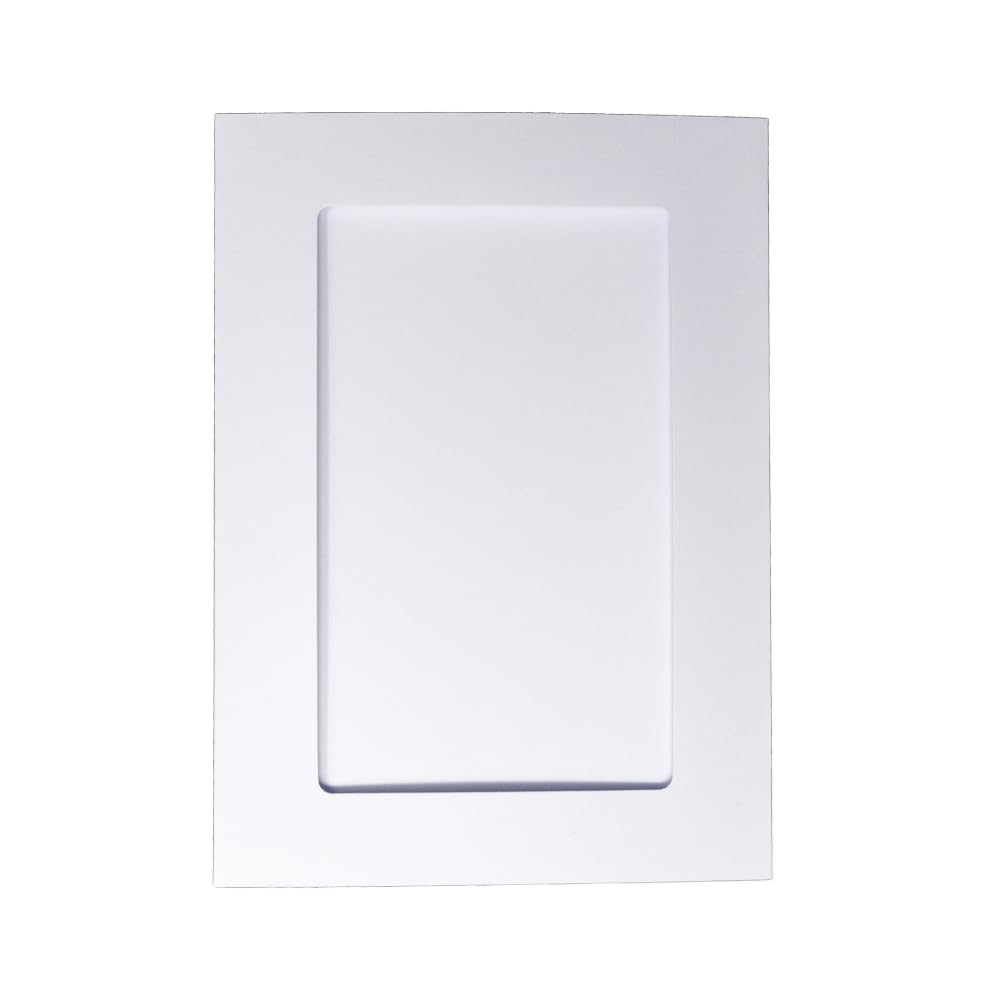 Cartes Blanc A6 Avec Ouverture Carrée - Lot De 5 Cartes Et Enveloppes Pour Créations Manuelles