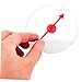 ORFOFE 12pcs Transparent Game Board Blank Rotating Arrows for Games Prizes Party Favors Large Spinning Arrow for Game Creative Spinning Prize Wheel Blank Prize Wheel Plastic Red
