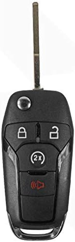 Replacement Keyless Entry Remote Start Flip Switchblade Key Compatible for Ford P/N 164-R8134 Free KEYTAG