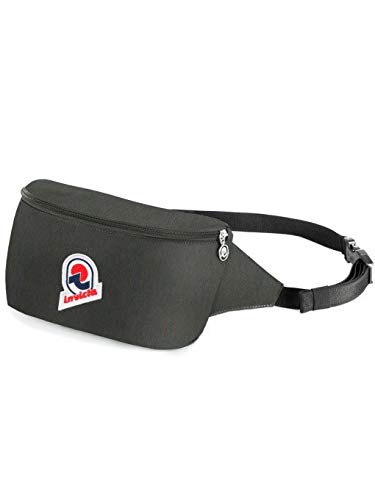 Sac banane ajustable Invcta avec compartiment zippé Vert chiné